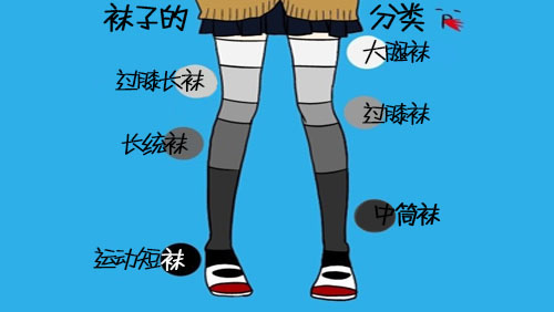 丝袜长短分类 丝袜长短分类