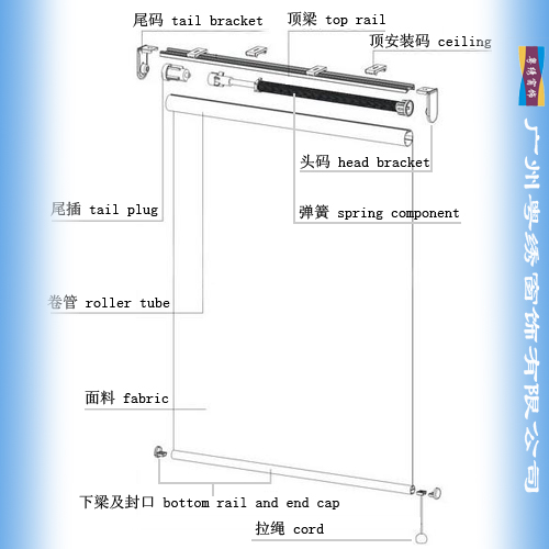 弹簧捲帘 弹簧捲帘