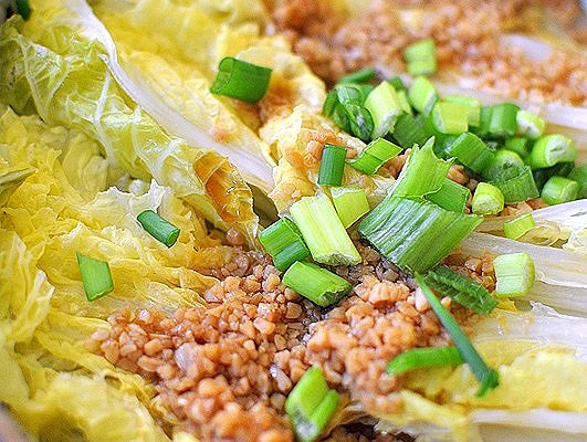 蒜蓉蒸白菜 蒜蓉蒸白菜