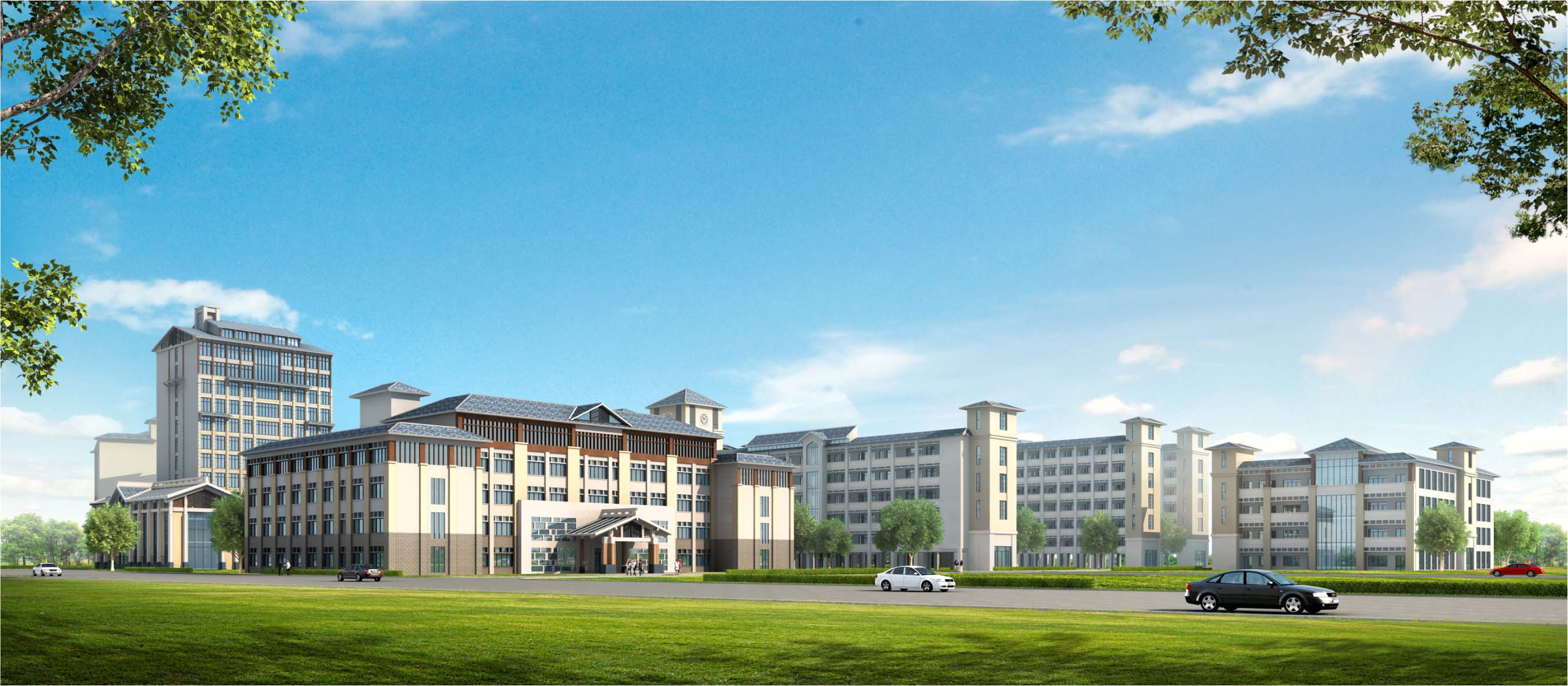 东南学校新校区效果图 东南学校新校区效果图