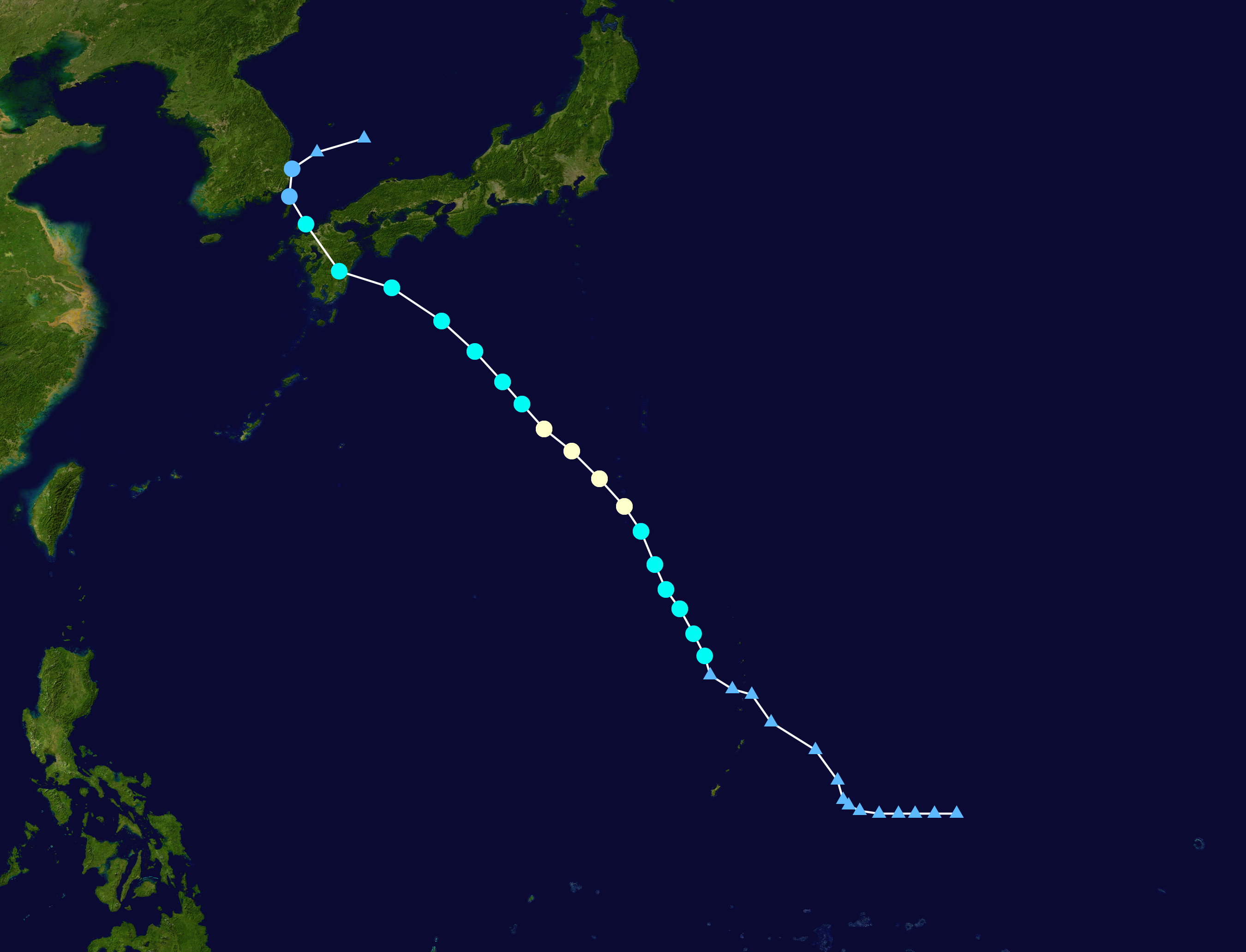2018年第15号颱风“丽琵”路径图 2018年第15号颱风“丽琵”路径图