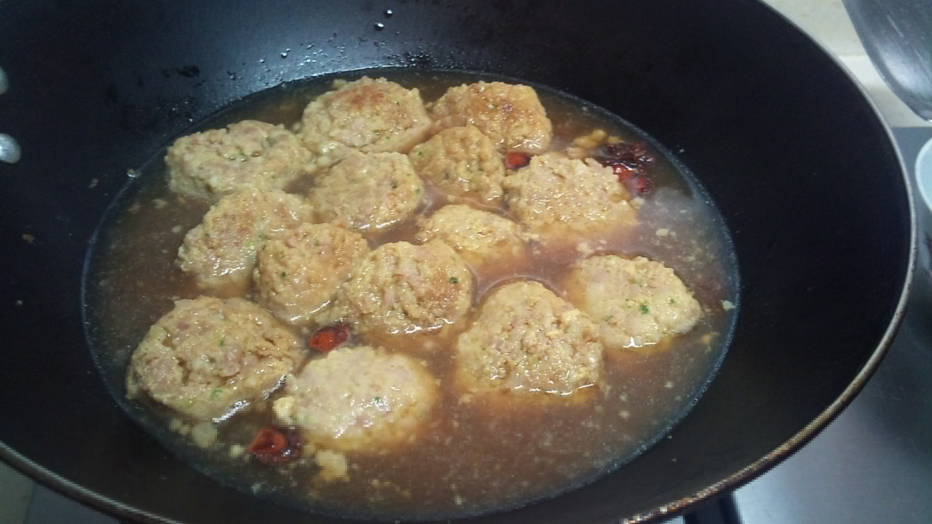 土豆烧肉圆
