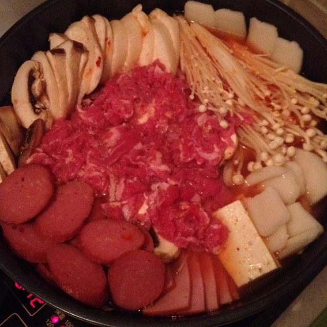 韩国芝士部队火锅