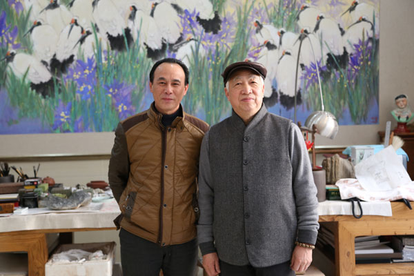 与顾绍培合影 与顾绍培合影