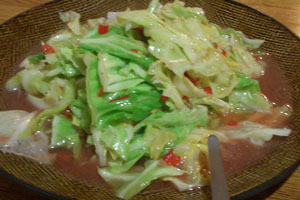 酸辣捲心菜 酸辣捲心菜