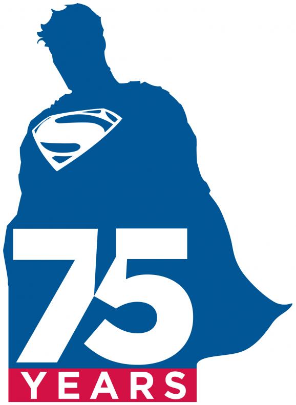 纪念“超人”诞生75周年Logo 纪念“超人”诞生75周年Logo
