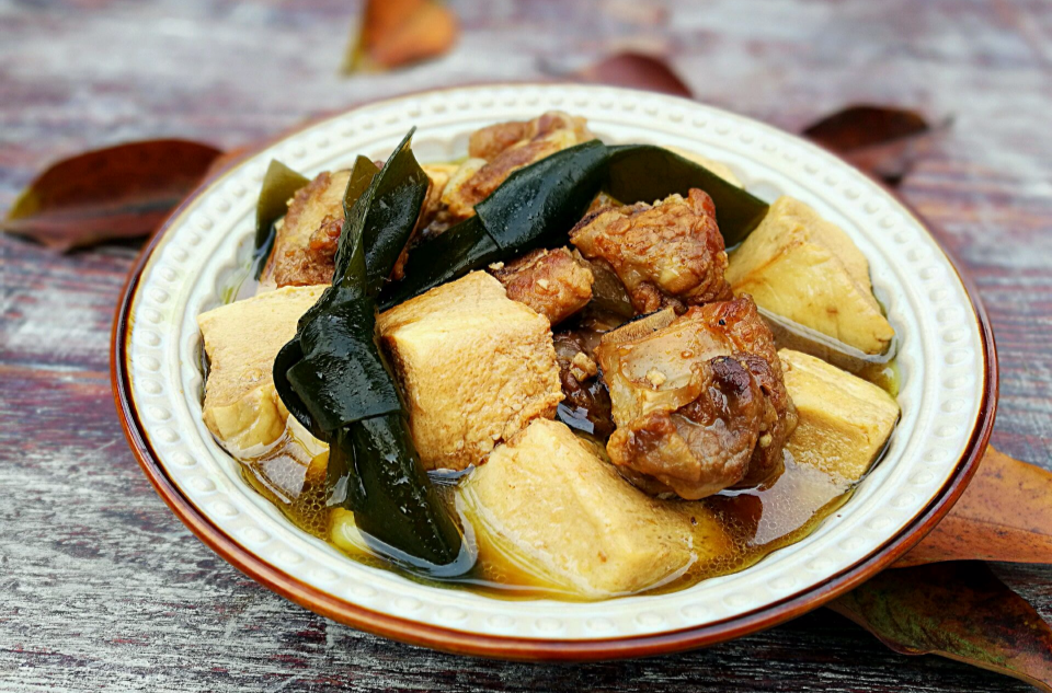 猪肉炖冻豆腐