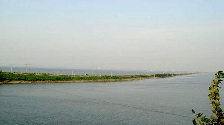 城西湖湖内堤防 城西湖湖内堤防