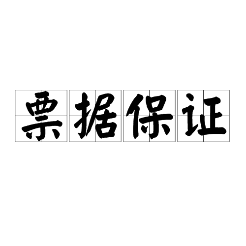 票据保证 票据保证