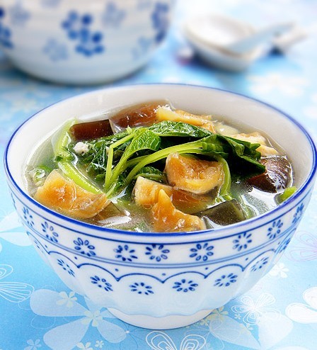 苋菜蕹菜汤 苋菜蕹菜汤