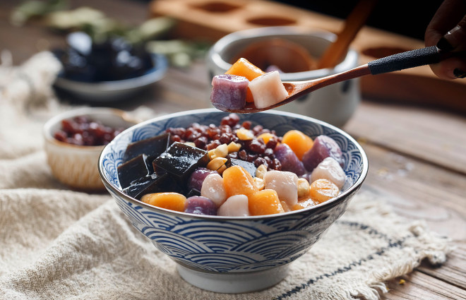 红豆仙草芋圆 红豆仙草芋圆