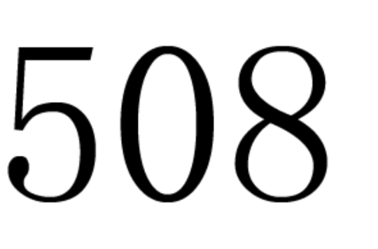 508(阿拉伯数字)
