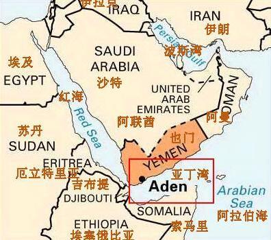 索马里海域地图 索马里海域地图