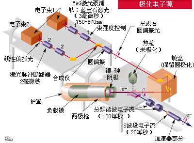 SLAC的直线加速器中电子枪的原理图 SLAC的直线加速器中电子枪的原理图