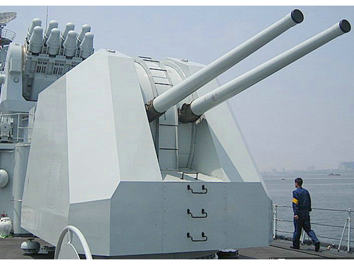 新型双100毫米自动舰炮 新型双100毫米自动舰炮