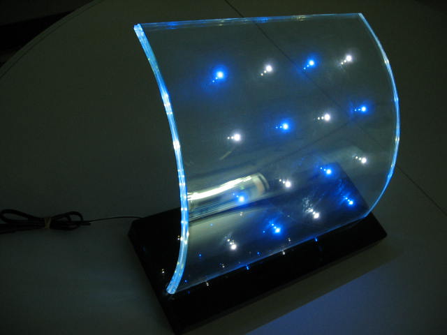 曲面LED玻璃展示 曲面LED玻璃展示
