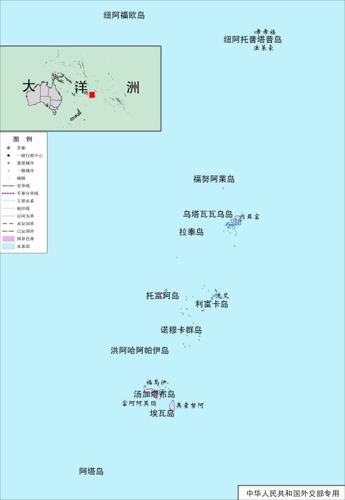 汤加地图 汤加地图