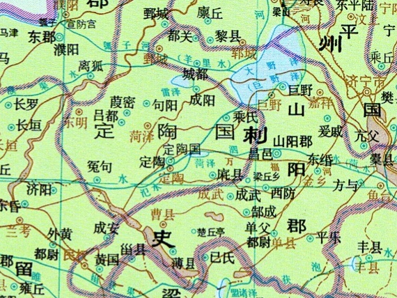 菏泽境内西汉定陶国 菏泽境内西汉定陶国
