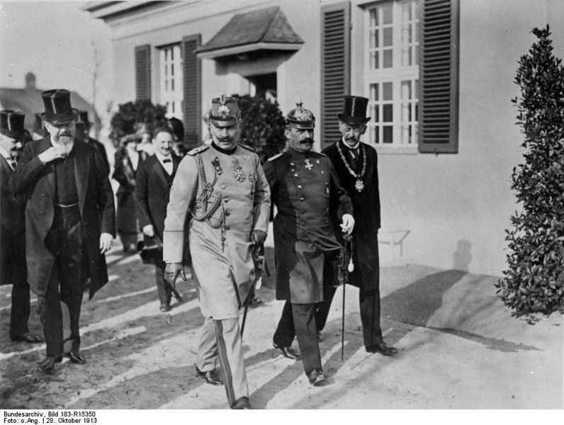 1913年威廉二世前往威廉皇帝研究所 1913年威廉二世前往威廉皇帝研究所