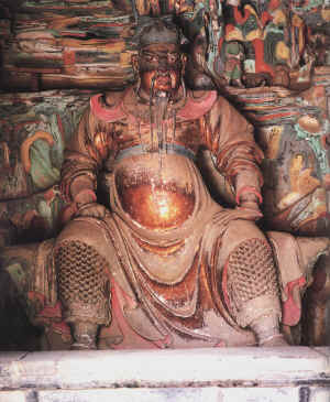 山西平遥双林寺伽蓝殿彩塑 山西平遥双林寺伽蓝殿彩塑