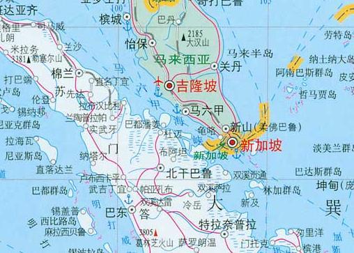 马六甲海峡地理位置 马六甲海峡地理位置