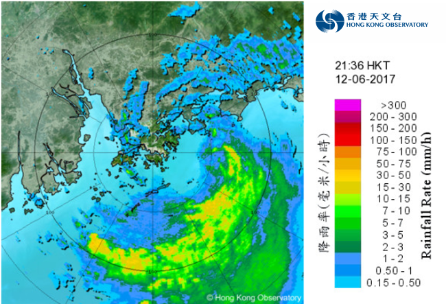 “苗柏”雷达回波图 “苗柏”雷达回波图
