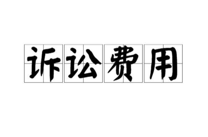 诉讼费用 诉讼费用