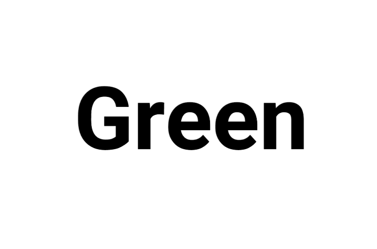 Green(英文单词) Green(英文单词)