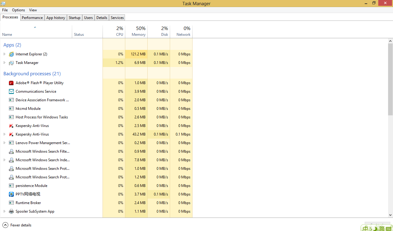 windows任务管理器 windows任务管理器