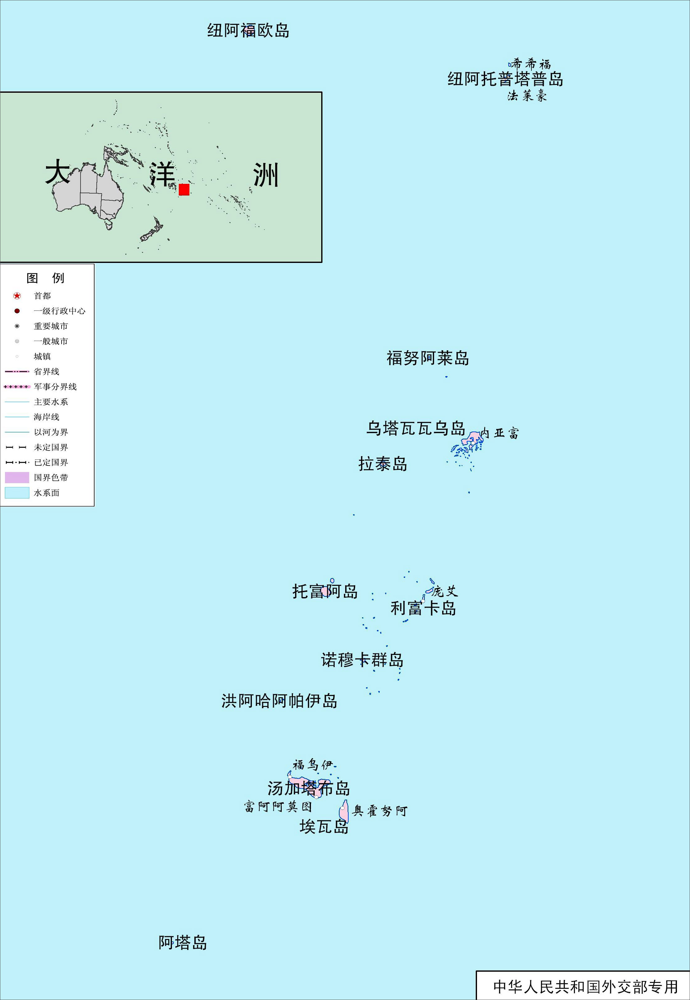 汤加行政区划 汤加行政区划