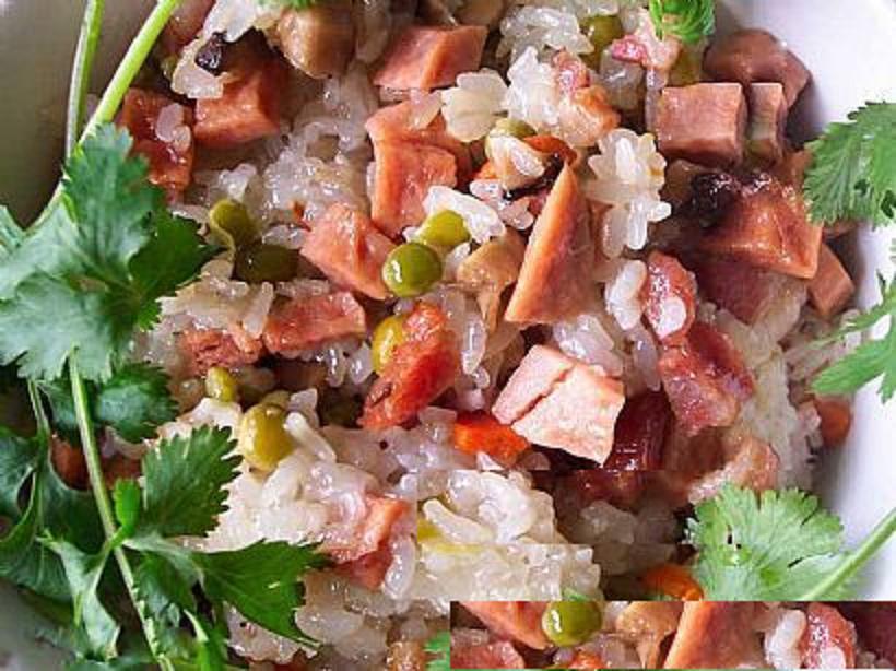 豌豆腊味饭 豌豆腊味饭