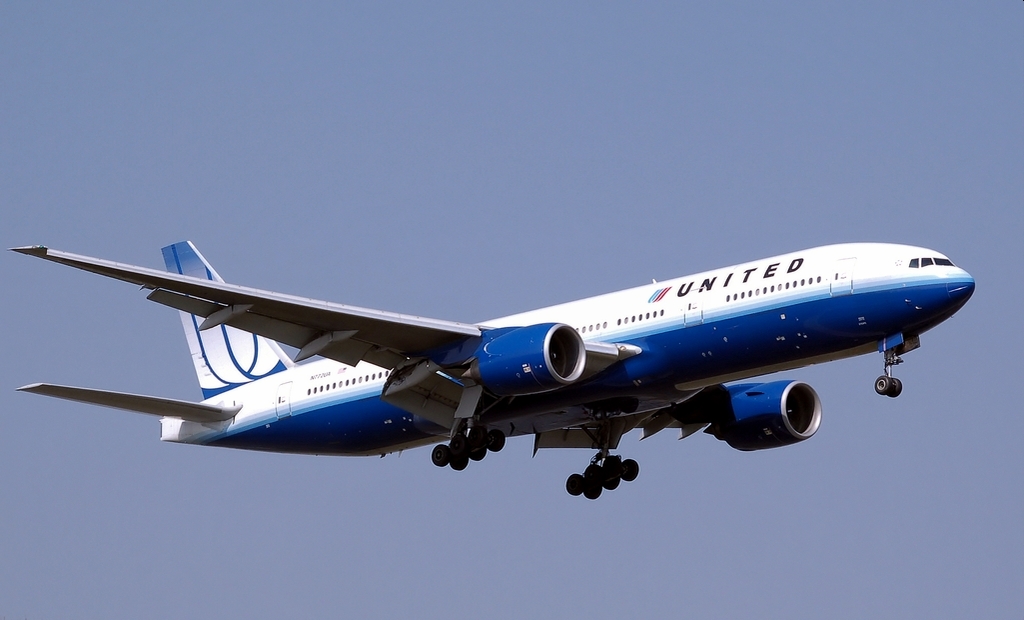 美国联合航空的波音777-200 美国联合航空的波音777-200