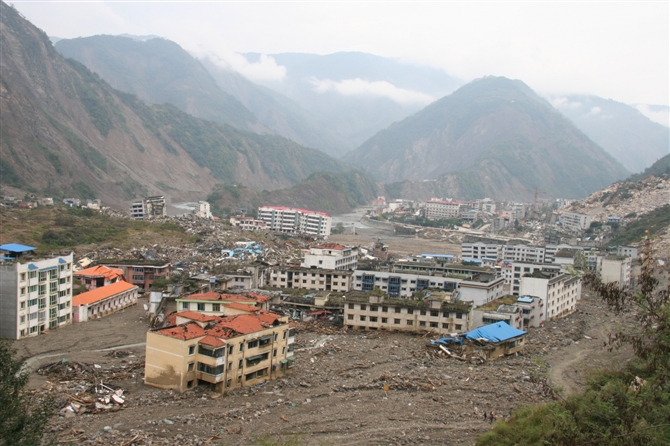 震后北川县城 震后北川县城