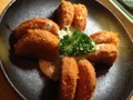虾饼配塔塔酱