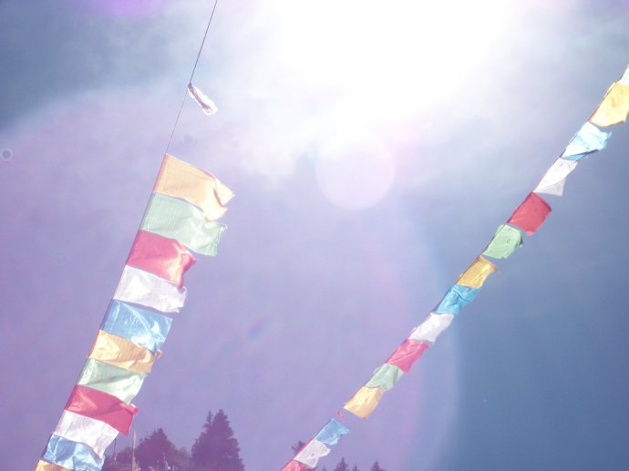 益西寺法会上的佛光 益西寺法会上的佛光