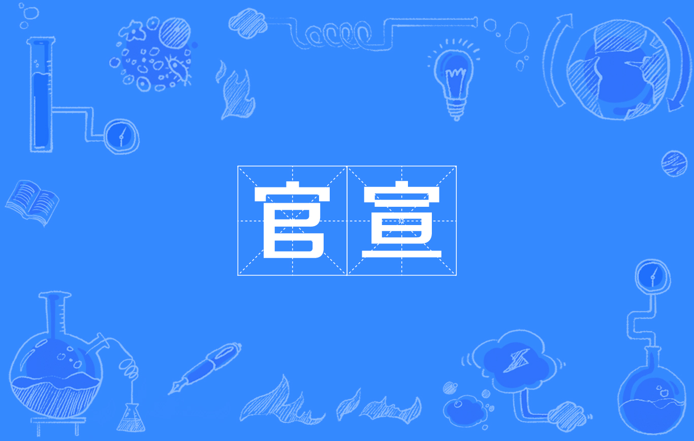 官宣(网路流行词) 官宣(网路流行词)