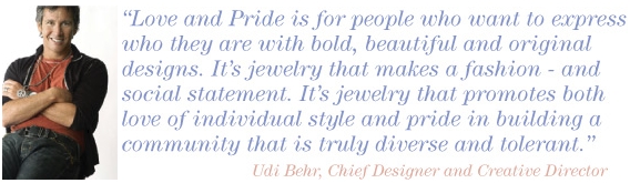 Love and Pride首席设计师 Udi Behr