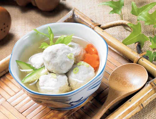 台湾菜贡丸汤 台湾菜贡丸汤
