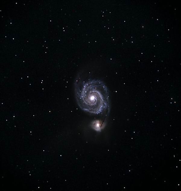 M51漩涡星系 M51漩涡星系