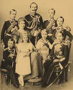 1902年威廉二世的全家福 1902年威廉二世的全家福