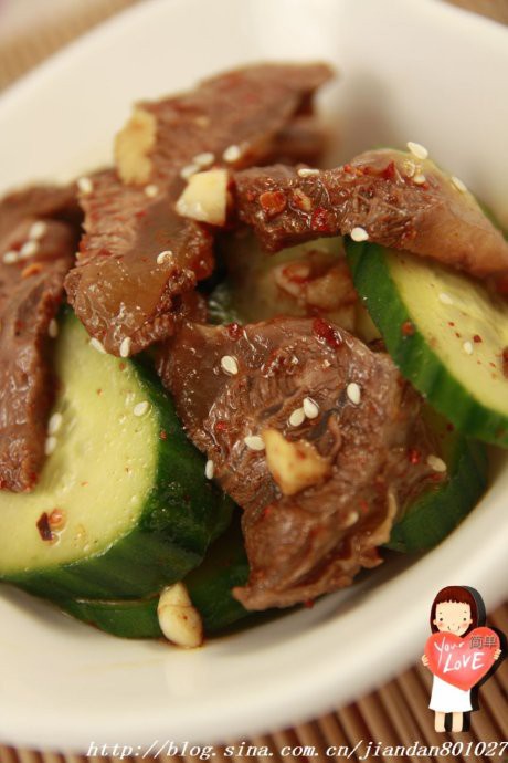 黄瓜拌牛肉 黄瓜拌牛肉