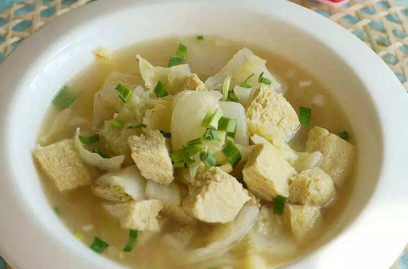 白菜冻豆腐 白菜冻豆腐