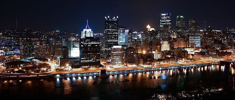 匹兹堡夜景 匹兹堡夜景