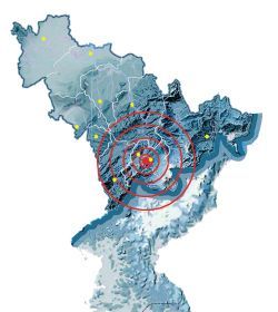 白山地震 白山地震