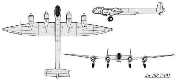JU-488轰炸机 JU-488轰炸机