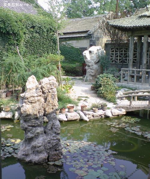 蒲松龄故居园内景色 蒲松龄故居园内景色