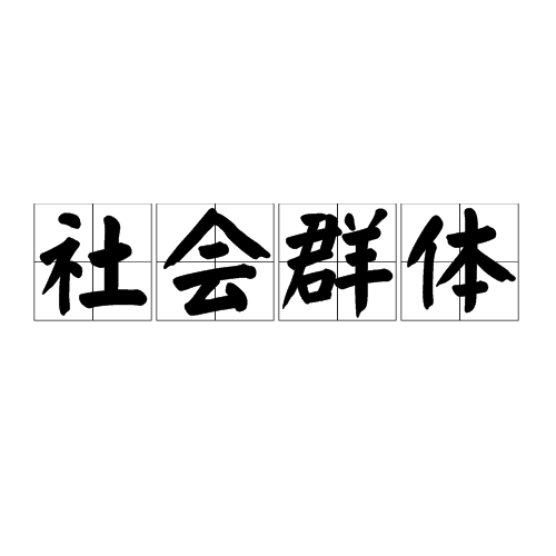 社会群体 社会群体