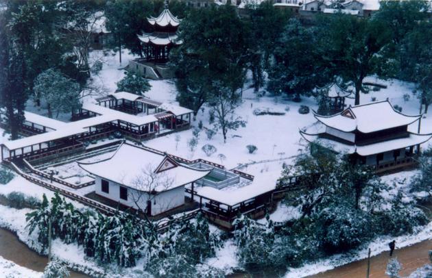 牡丹亭公园 冬景 牡丹亭公园 冬景