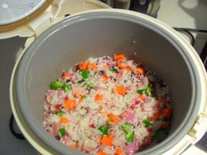 五彩腊味饭 五彩腊味饭