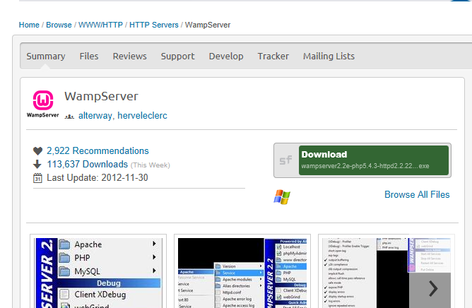 WampServer WampServer